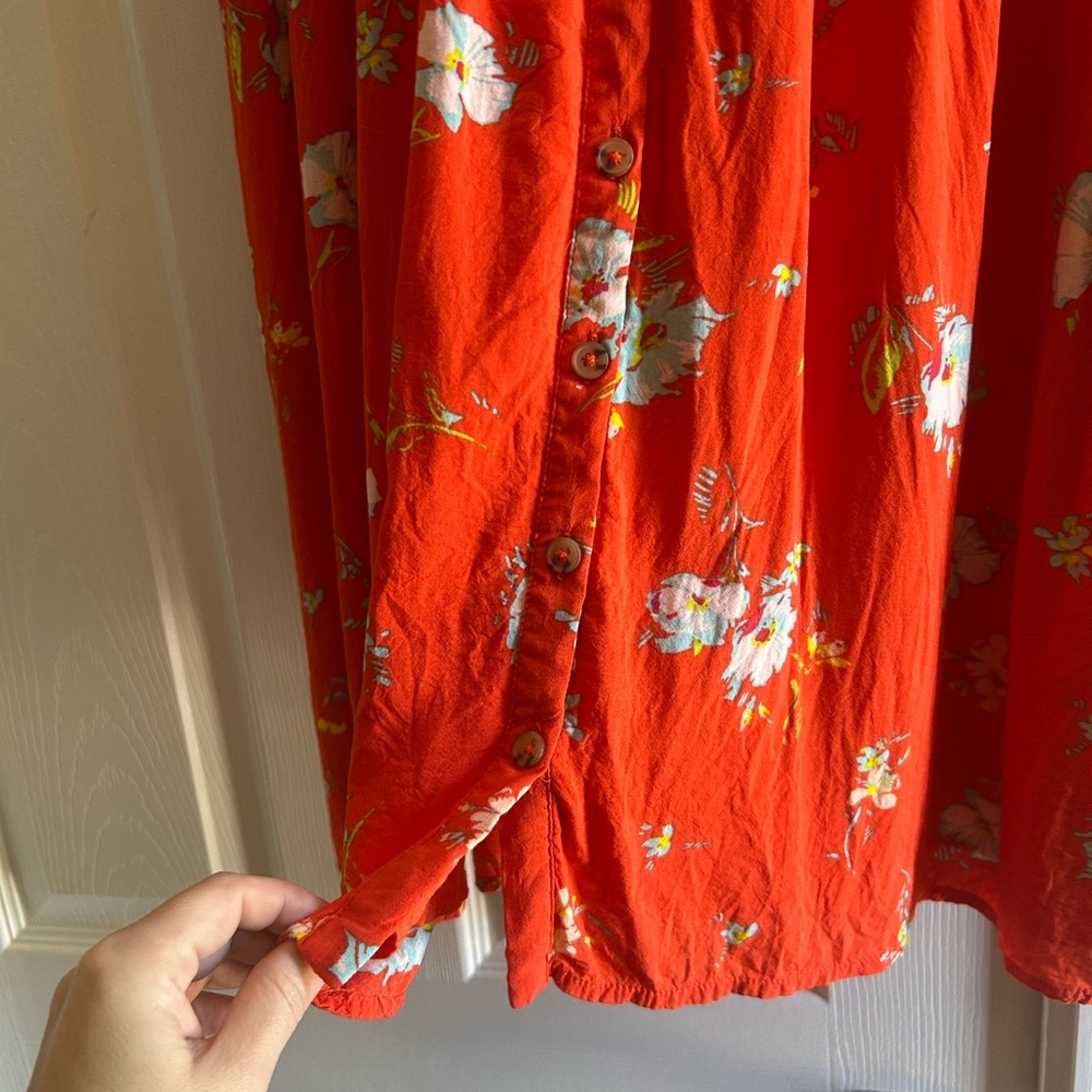 ❌❌SOLD❌❌Free People Greatest Day Smocked floral mini dress - Picture 5 of 9